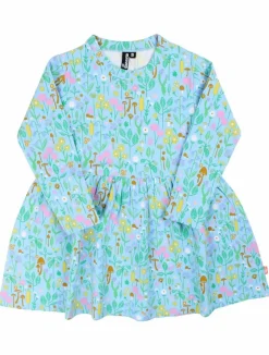 Danemerete Dress Light Blue Botanical