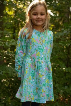 Danemerete Dress Light Blue Botanical