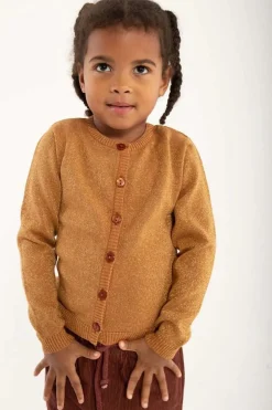 Danemerle Cardigan Occer W. Gold Glitter