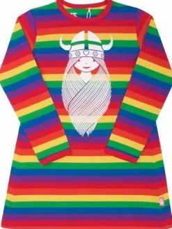 Danenanna Dress Rainbow Freja