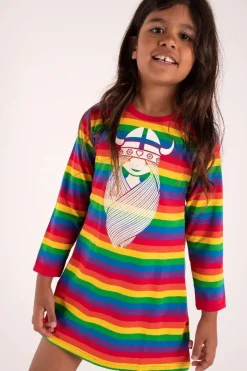 Danenanna Dress Rainbow Freja