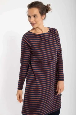 Danenassau Dress Marine/Brick