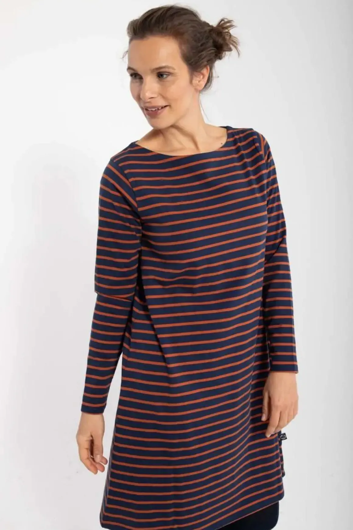 Danenassau Dress Marine/Brick