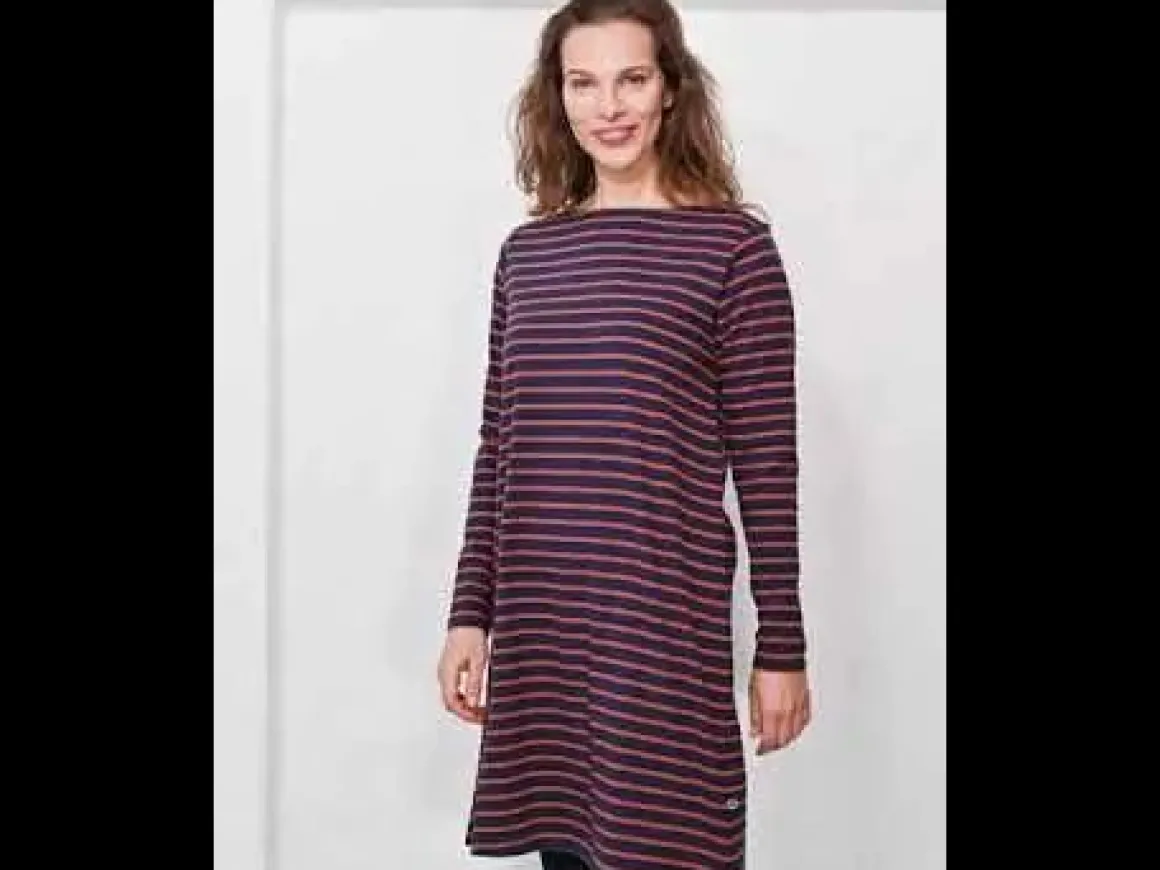 Danenassau Dress Marine/Brick