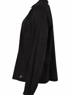 Danenovember Cotton Dot Shirt Black