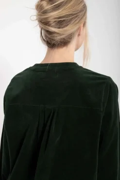Danepalette Cord Stretch Dress Deep Forest
