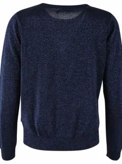 Danepearly Glitter Sweater Dk Navy Glitter