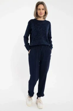 Danepearly Glitter Sweater Dk Navy Glitter