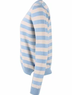 Danepearly Pearl Knit Sweater Lt Blue/Chalk