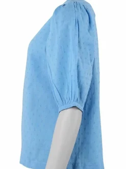 Daneprosecco Cotton Dot Shirt Ice Blue