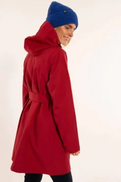 Danerainlover Raincoat Dark Red