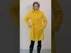 Danerainlover Raincoat Dark Yellow