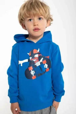 Daneredwood Hoodie Blue Shredvik