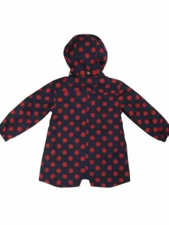 Danerose Winter Jacket Dark Navy/Dark Rust Dots