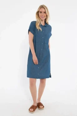 Danerrand Chambrey Dress Dk Indigo