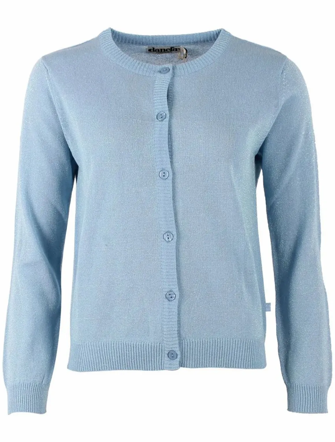 Danesaga Glitter Cardigan Light Blue Glitter