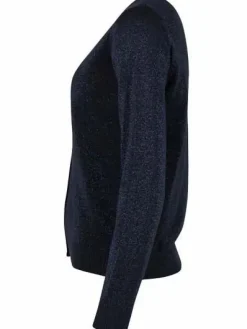 Danesaga Glitter Cardigan Dk Navy Glitter
