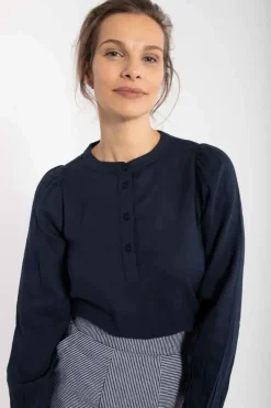 Danesanna Cloth Shirt Dk Navy