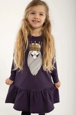 Daneshibuya Dress Black Mauve Prinsesse