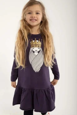 Daneshibuya Dress Black Mauve Prinsesse