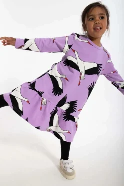 Daneshibuya Dress Soft Viola Stork