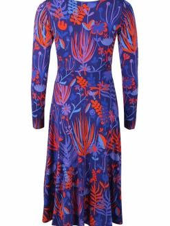 Danesigrid Viscose Dress Deep Marine Walkabout