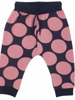 Danesilver Pants Navy/Vintage Rose Big Dot