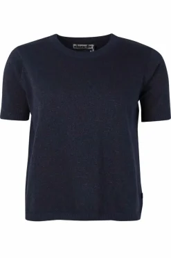 Danesilver Sweater Glitter Tee Dk Navy Glitter