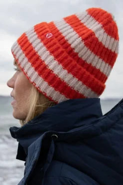 Danesofty Beanie Bright Red/Chalk