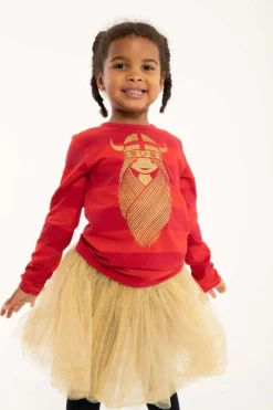 Danesophie Tee Dk Red/Red Freja
