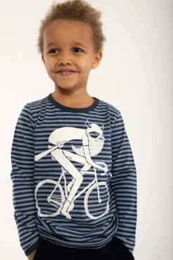 Danesophus Tee Porcelaine/Dk Navy Biking Viking