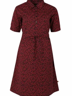 Danesusanne Poplin Dress Black Fleurie
