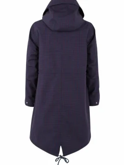 Danesvaneke Plaid Winter Parka Marine/Black/Redwine