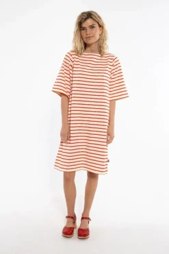 Danetrinidad Dress Chalk/Bright Red