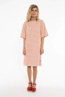 Danetrinidad Dress Chalk/Bright Red