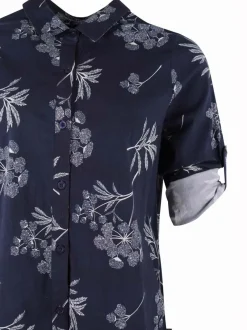 Danetulip Poplin Tunika Dk Navy/Chalk Hemlock