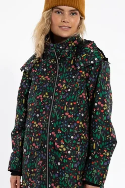 Daneturell Midseason Coat Black Botanical