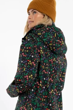 Daneturell Midseason Coat Black Botanical