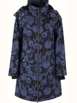 Daneturell Winter Coat Black Hortensia