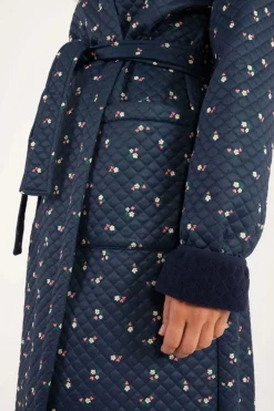 Daneviking Robe Navy Mini Flower