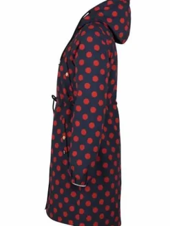 Danflora Winter Parka Dark Navy/Dark Rust Dots