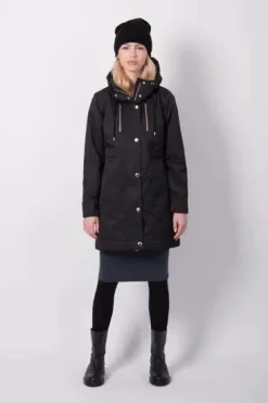 Daninge Winter Parka Black (Silver Trim)