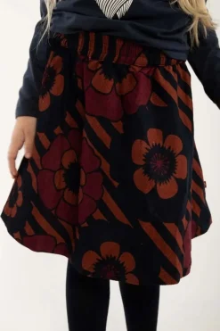Danyrsa Skirt Beige Rose/Navy Power Flowers