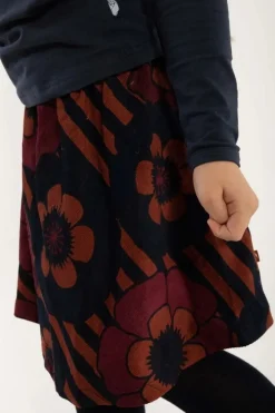 Danyrsa Skirt Beige Rose/Navy Power Flowers