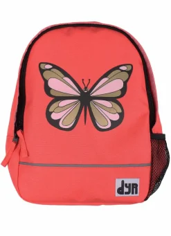 Dyr Kids Backpack Light Peach Sommerfugl