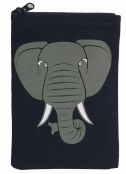 Dyr Pouch Navy Elefant