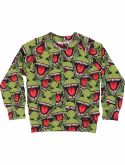 Dyrbellow Sweat Aop/Strib Army T-Rex