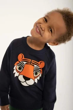 Dyrbellow Sweat Dk Navy Tiger