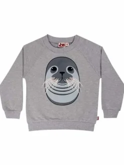 Dyrbellow Sweat Hthr Grey Sael