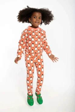 Dyrcheetah Leggings Aop Coral Pingviner